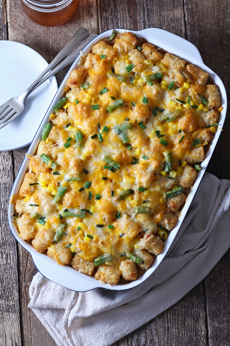 From-Scratch Tater Tot Hotdish | Modern Farmhouse Eats