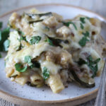 Ground Beef, Zucchini and Sauerkraut Hotdish