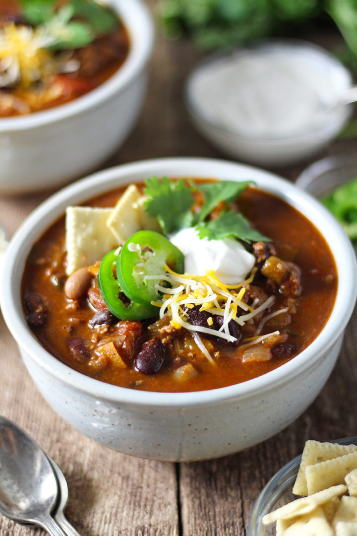 Five Pepper Beer Chili | Modern Farmhouse Eats