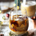 Classic White Russian spiced up with homemade coffee and chai syrup. The ultimate holiday drink that everyone will love.