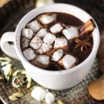 Hot chocolate infused with all the flavors of a vanilla chai latte, making it perfect for sipping on a cold winter night.