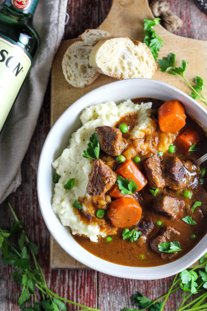 Slow Cooker Jameson Beef Stew | Modern Farmhouse Eats