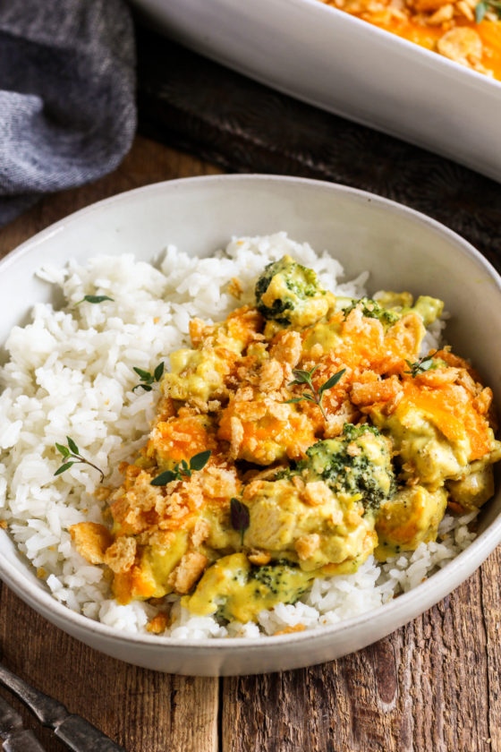 Curry Chicken and Broccoli Divan - Modern Farmhouse Eats