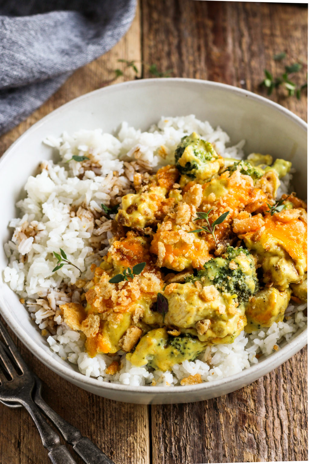 Curry Chicken and Broccoli Divan - Modern Farmhouse Eats