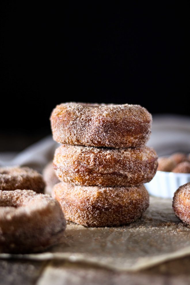 3 Ingredient Cinnamon Sugar Biscuit Doughnuts | Modern Farmhouse Eats