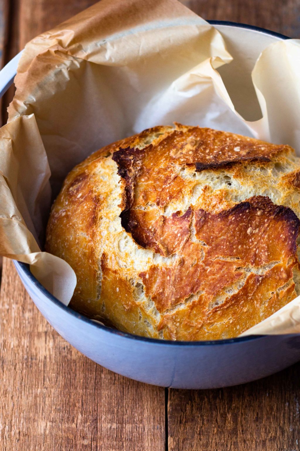 Easy No-Knead Crusty Artisan Bread - Modern Farmhouse Eats