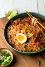 Chili Lime Shrimp Ramen Noodles - Modern Farmhouse Eats