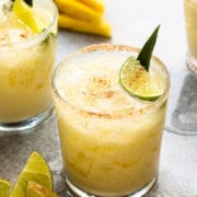 pina colada on the rocks