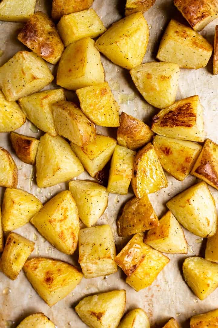 Crispy Salt and Vinegar Roasted Potatoes - Modern Farmhouse Eats