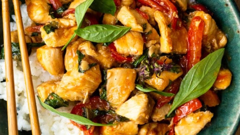 Thai Basil Chicken Stir Fry