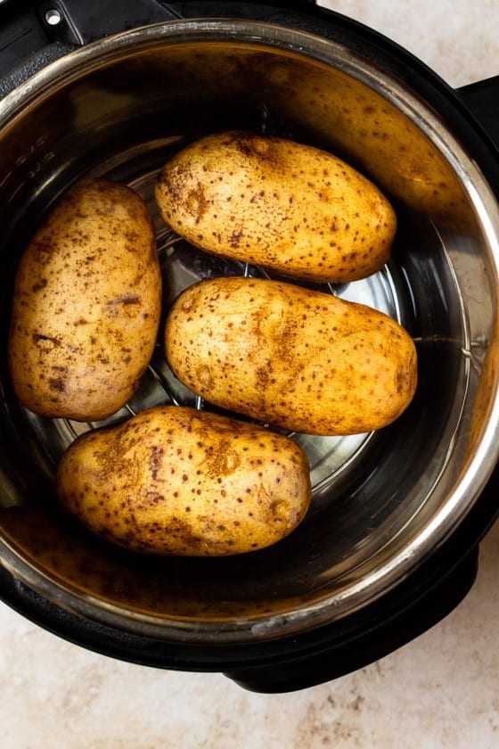 Instant Pot Baked Potatoes - Modern Farmhouse Eats