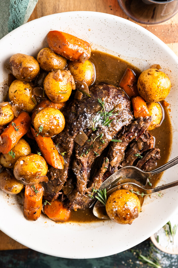 Best Crockpot Venison Roast | Deer Roast Recipe - Modern Farmhouse Eats