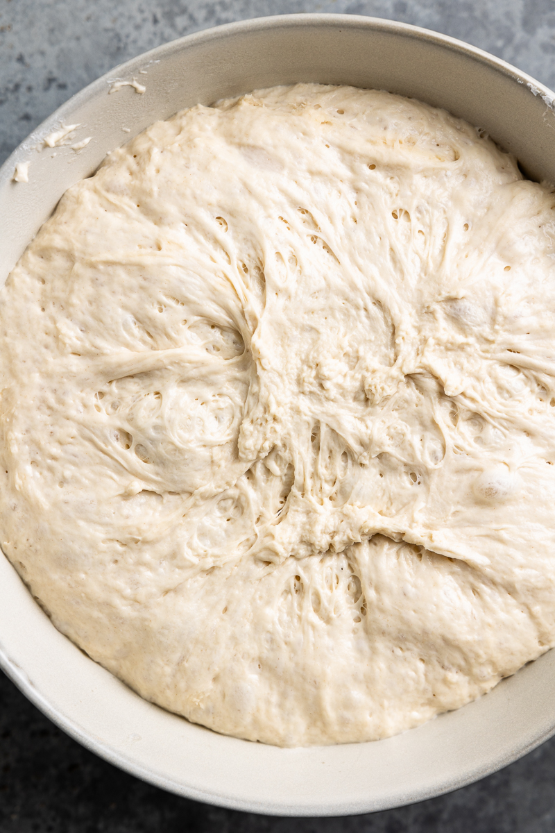 bread dough in a bowl